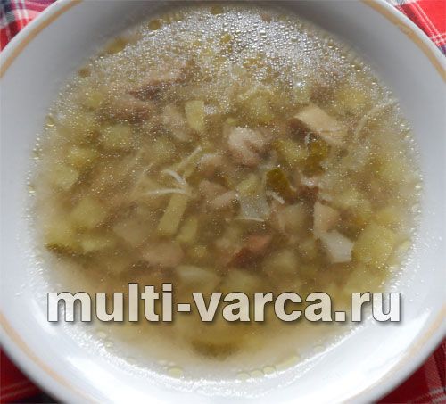 Китайський грибний суп із локшиною