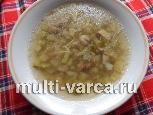 Китайський грибний суп із локшиною