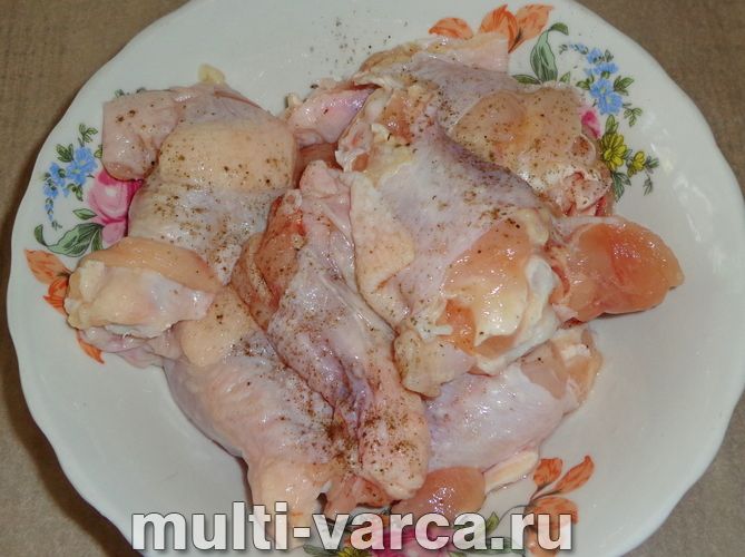 Крильця з картоплею в мультиварці
