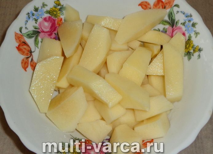 Крильця з картоплею в мультиварці