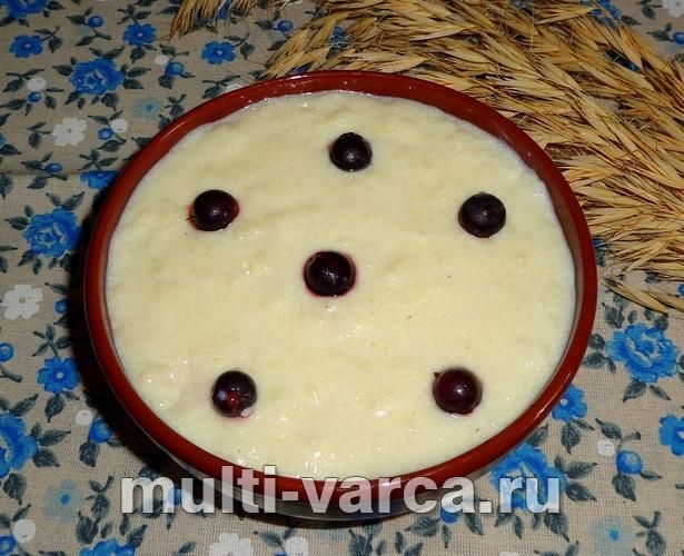 Манна каша в мультиварці на молоці