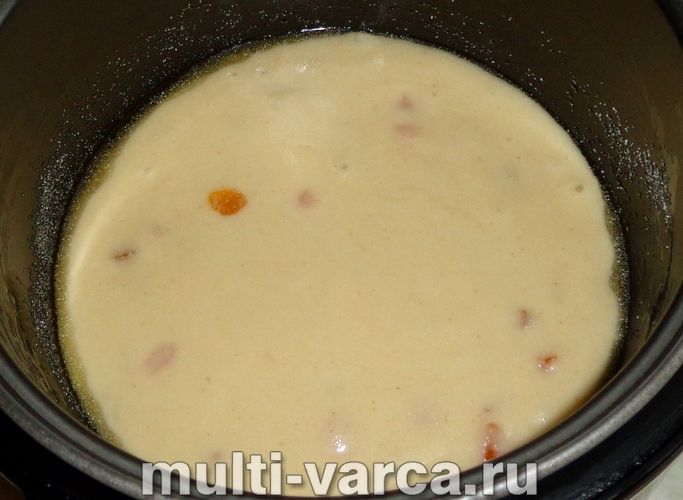 Манник без яєць у мультиварці