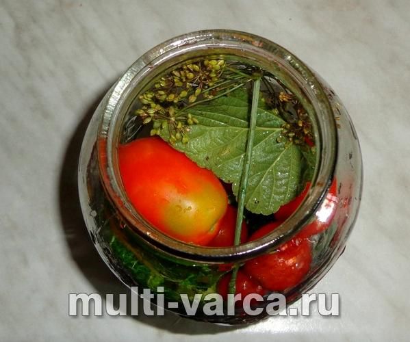 Мариновані огірки з помідорами без стерилізації