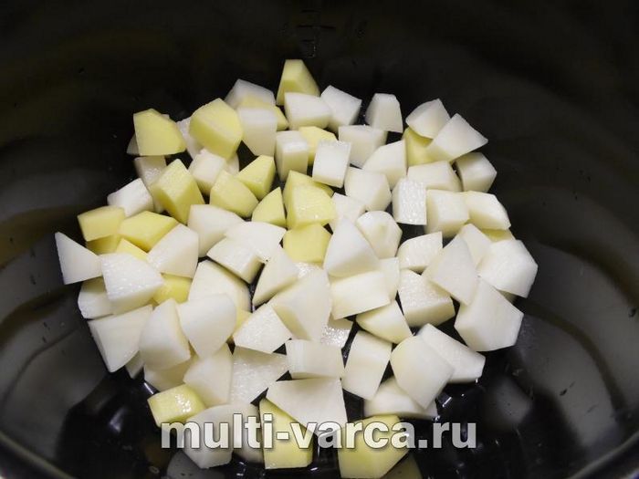 Мексиканська суміш із картоплею в мультиварці