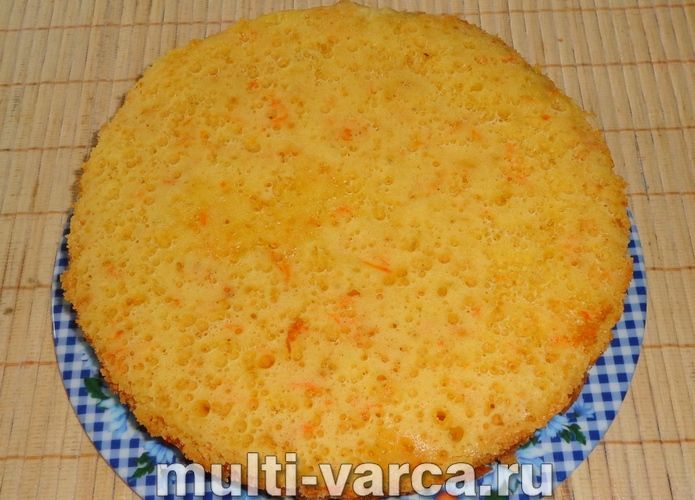 Морквяний торт у мультиварці