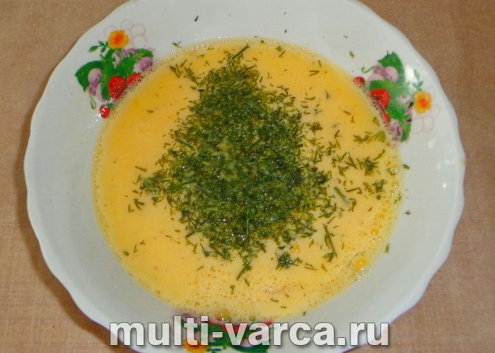 Омлет на воді в мультиварці