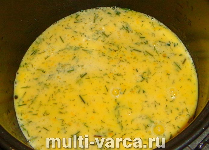 Омлет на воді в мультиварці