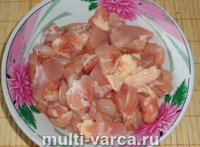 Паприкаш із курки в мультиварці