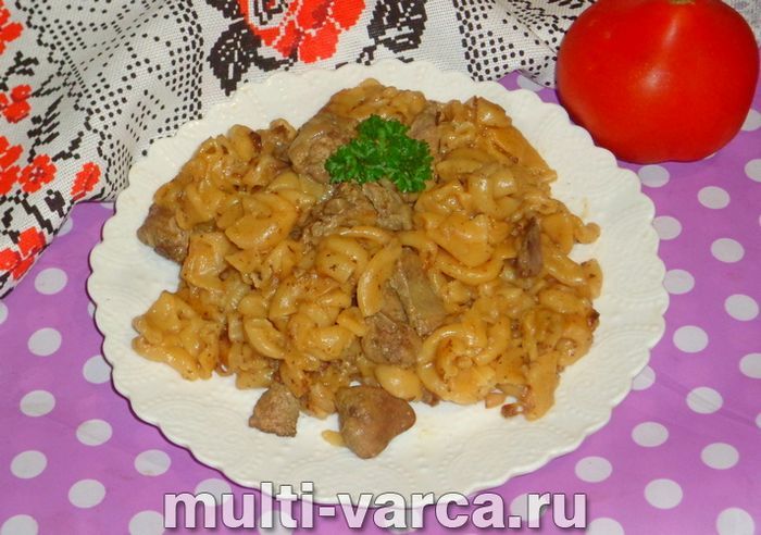Паста з курячою печінкою