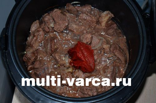 Пікантна яловичина в мультиварці