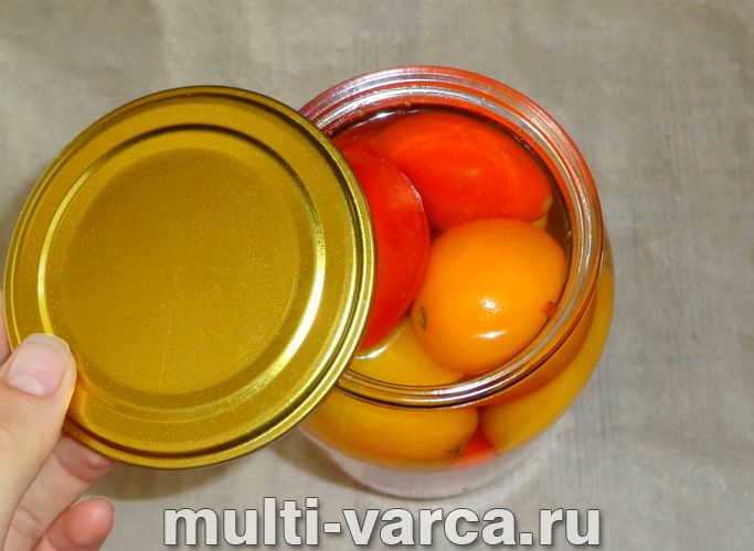 Помідори з гірчицею на зиму