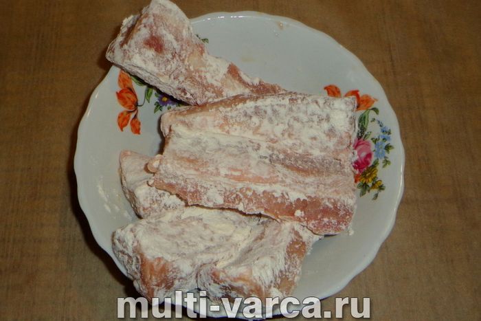Реберця в пиві в мультиварці