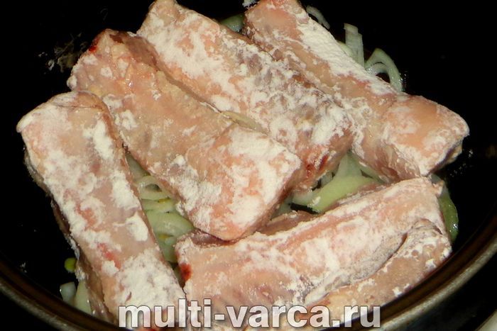 Реберця в пиві в мультиварці