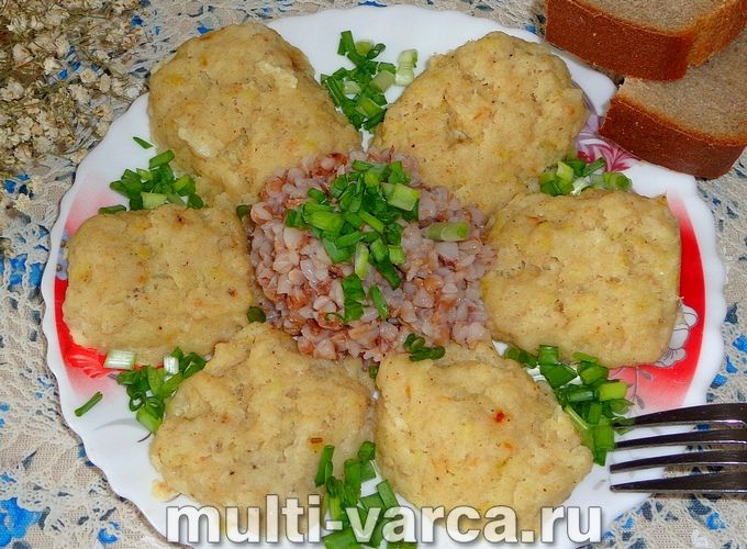Рибні котлети на пару