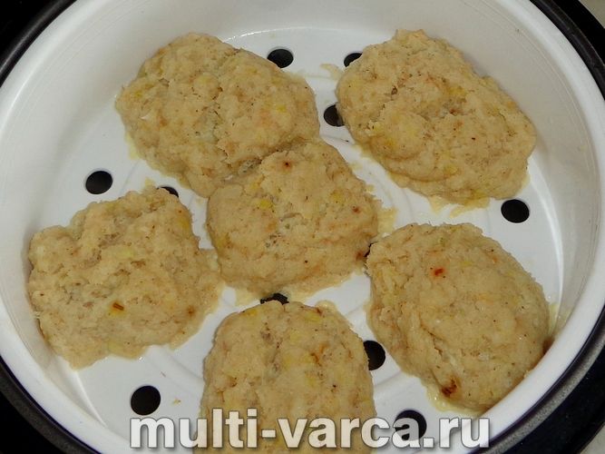 Рибні котлети на пару