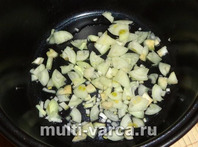 Рис із кабачками в мультиварці