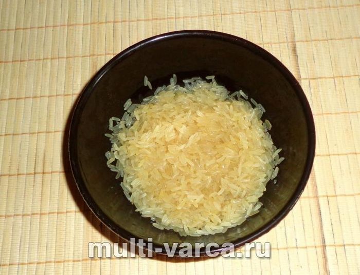 Рис із кабачками в мультиварці