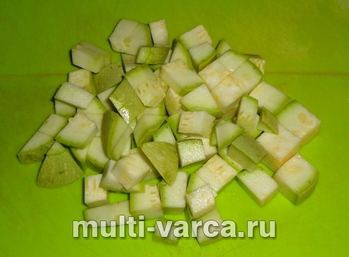 Рис із кабачками в мультиварці