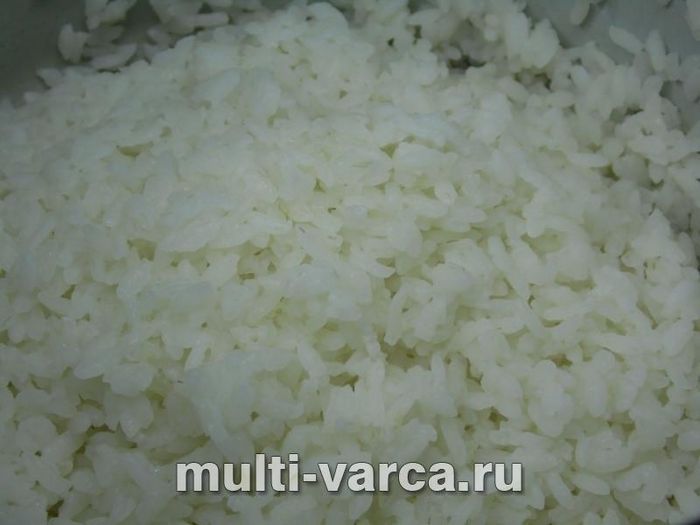 Рис із молодою капустою та квасолею