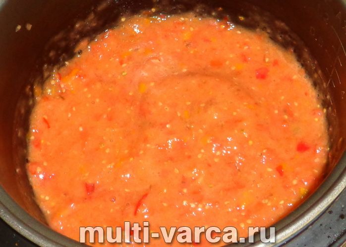 Салат з рисом на зиму в мультиварці