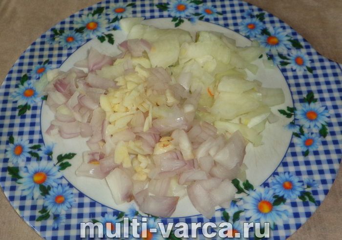 Салат з рисом на зиму в мультиварці