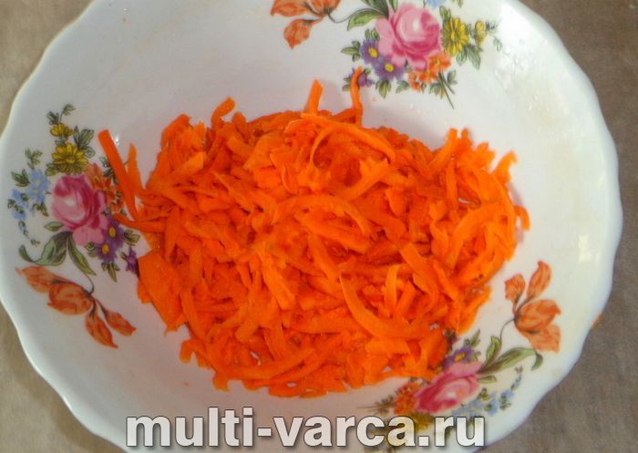 Салат з рисом на зиму в мультиварці