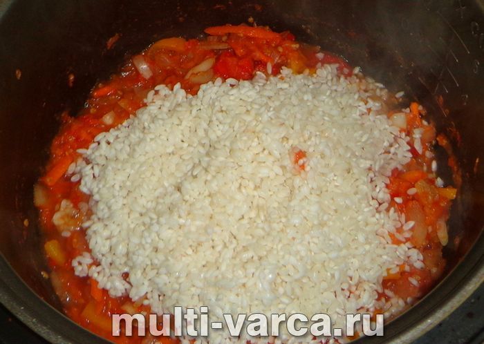 Салат з рисом на зиму в мультиварці