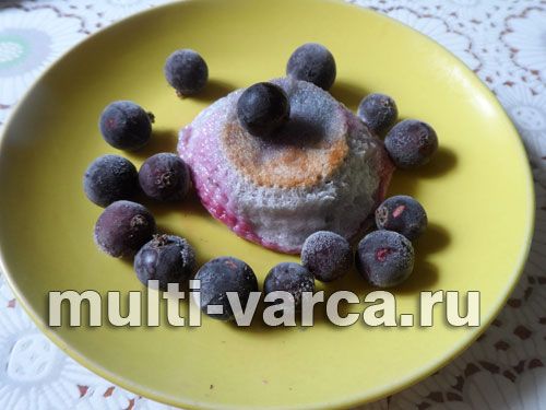Смачне смородинове суфле без сиру для дітей