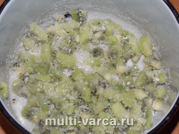 Смачне варення з ківі з кокосом