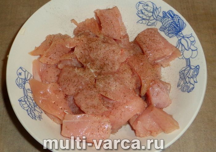 Соковита і м'яка індичка шматочками