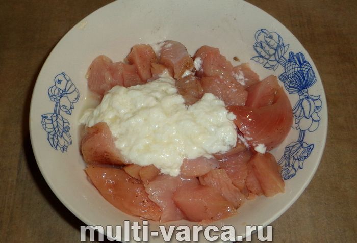 Соковита і м'яка індичка шматочками