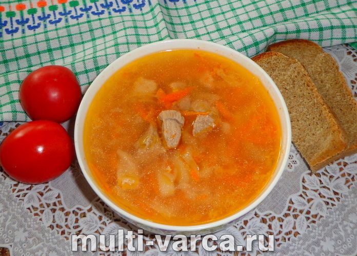 Солянка зі свинини в мультиварці