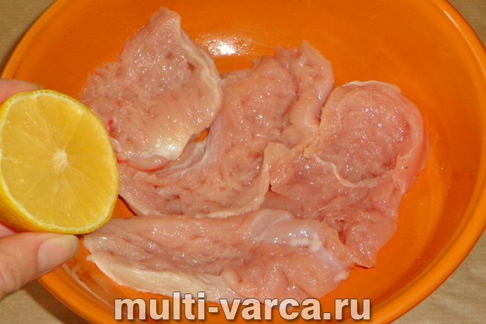 Стейк індички на електрогрилі