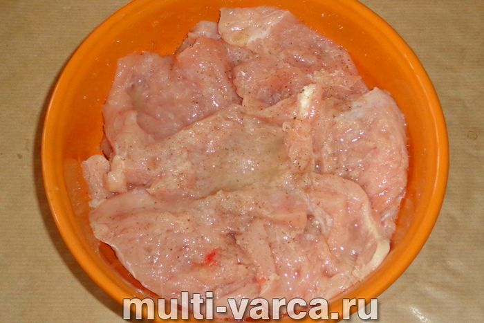 Стейк індички на електрогрилі