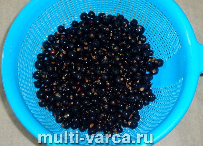 Варення з чорної смородини з апельсином на зиму
