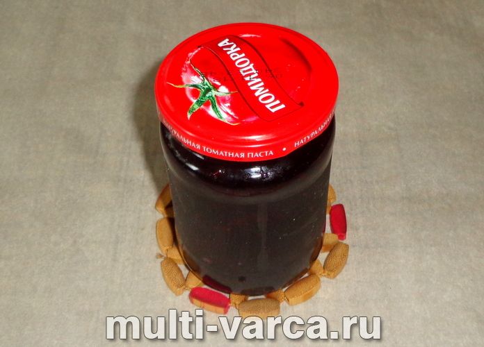 Варення з чорної смородини з апельсином на зиму
