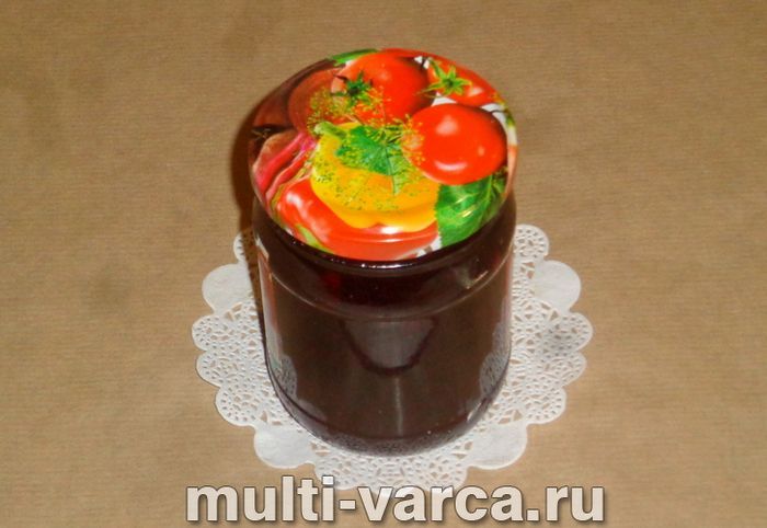 Варення з чорної смородини з бананом на зиму