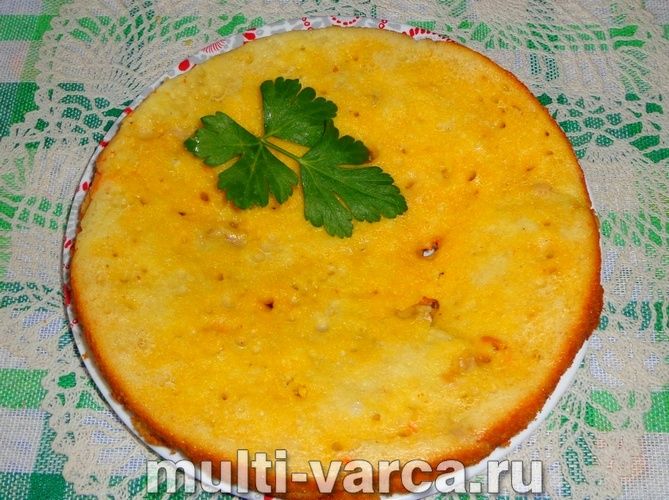 Заливний пиріг у мультиварці