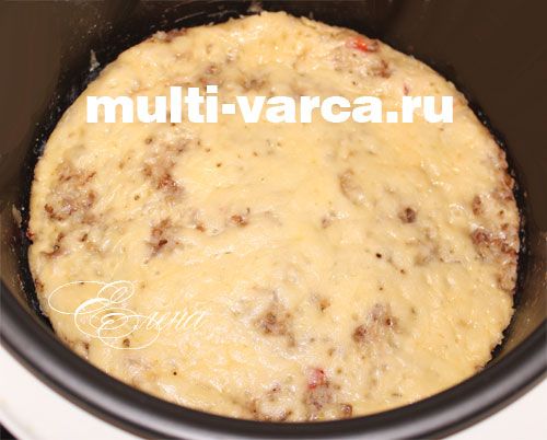 Запіканка з гречаної каші в мультиварці
