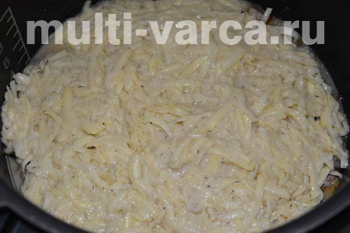 Запіканка з картоплі з грибами