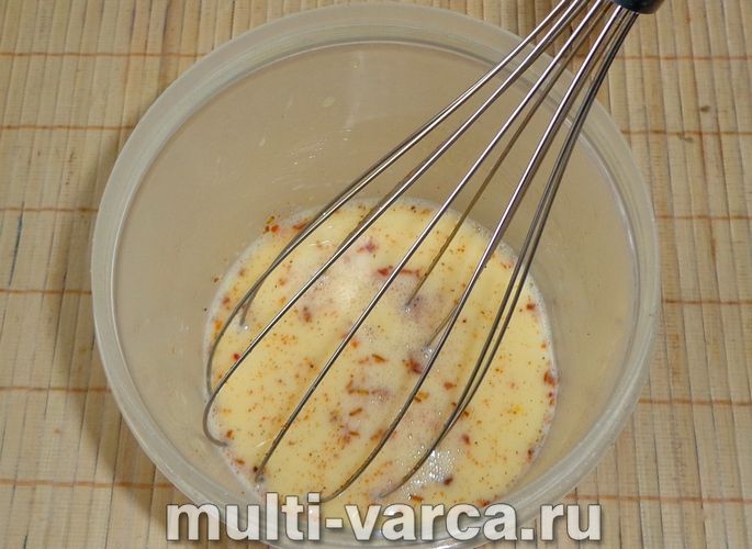 Запіканка з макаронів і сосисок у мультиварці