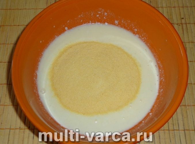 Апельсиновий манник у мультиварці