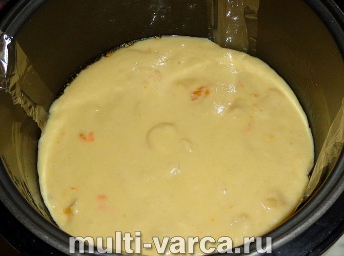 Апельсиновий манник у мультиварці