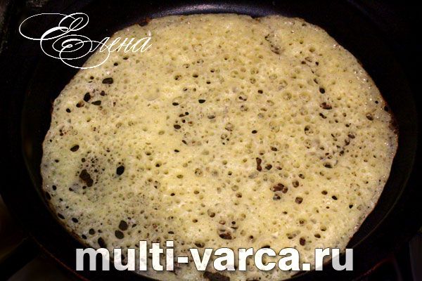 Ажурні дріжджові млинці