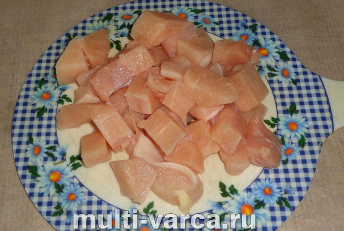 Булгур із куркою в мультиварці