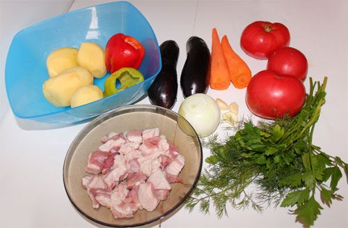 Чанахі зі свинини по-грузинськи