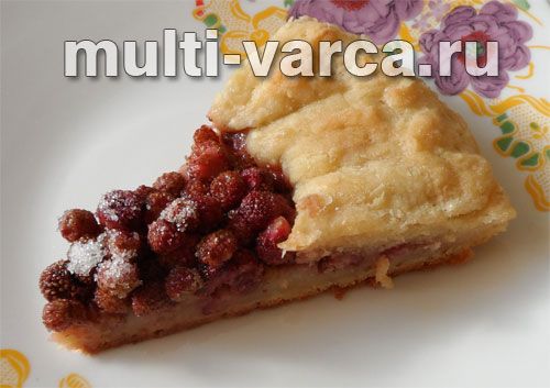 Галета із сирного тіста з ягодами