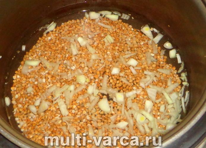 Гречка з куркою на пару в мультиварці