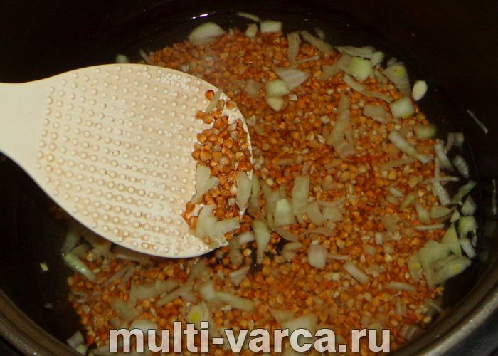 Гречка з куркою на пару в мультиварці