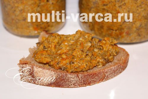 Грибна ікра в мультиварці